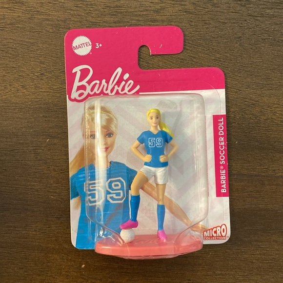 (5) 2.5” Barbie Mini Sports Figures Basketball Baseball Soccer Tennis Gymnastics - Picture 4 of 6